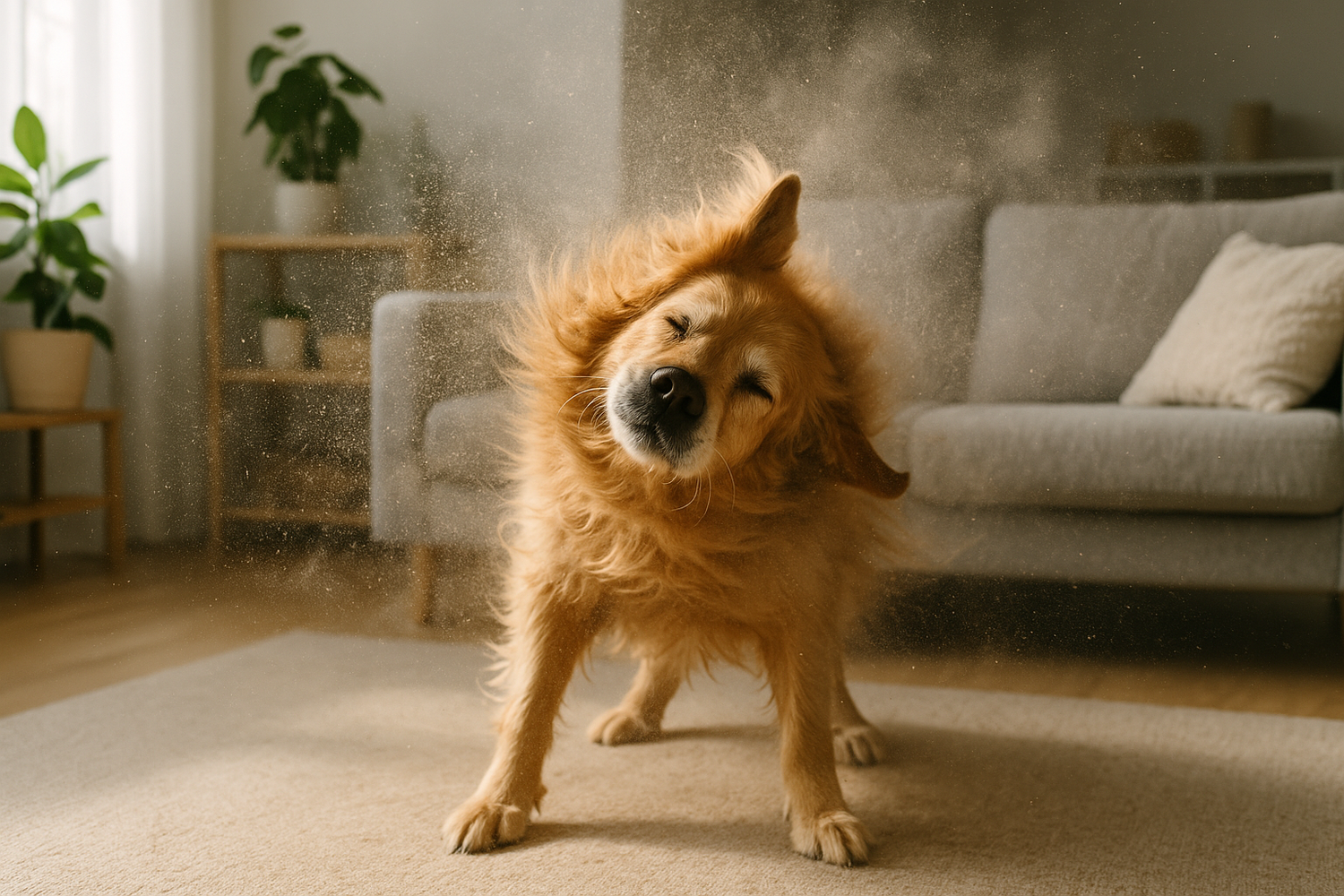 Chlupy, alergie a čistý domov: jak mít pohodu i s chlupáčem