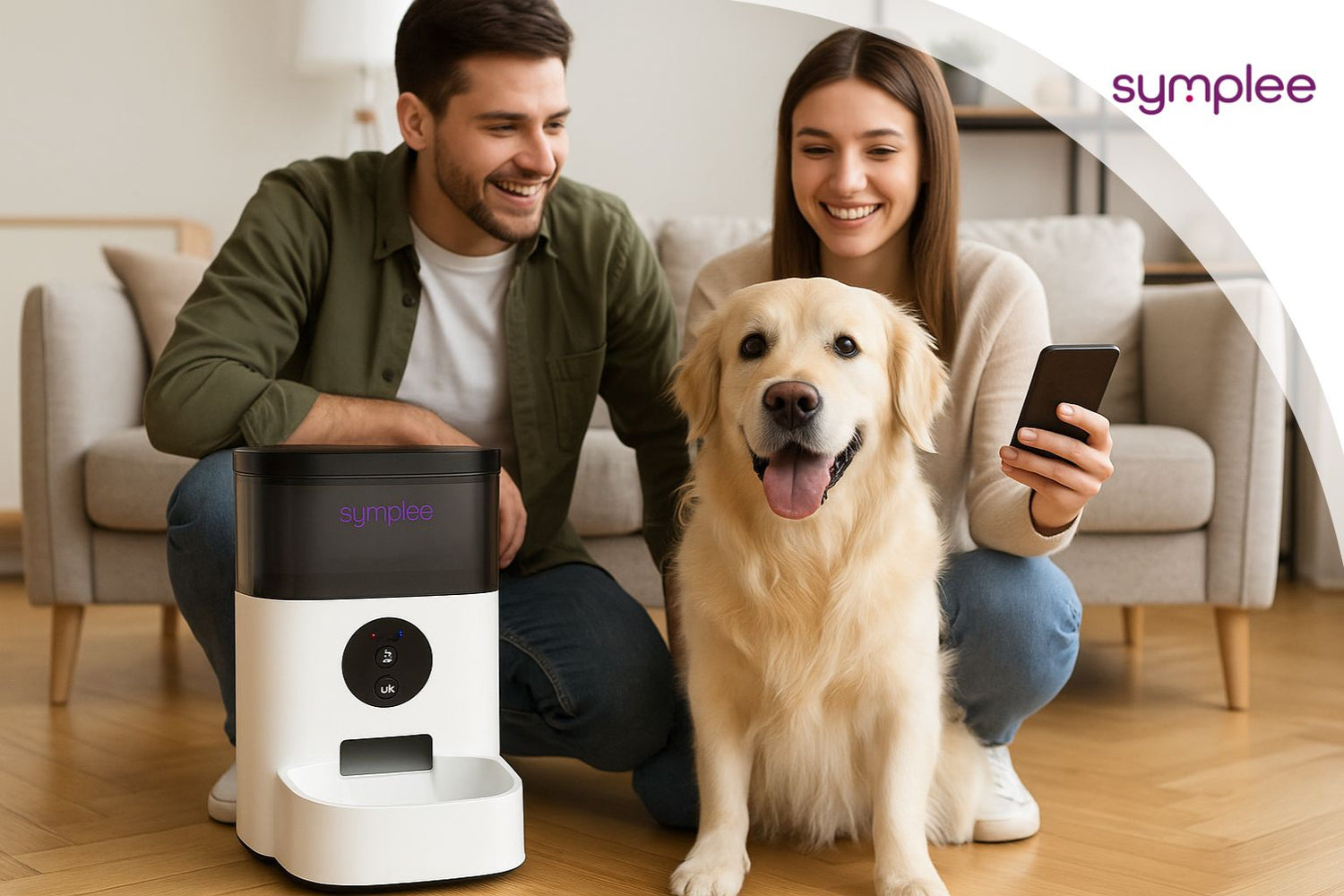 SYMPLEE DU4L-W smart automatický dávkovač krmiva s WiFi