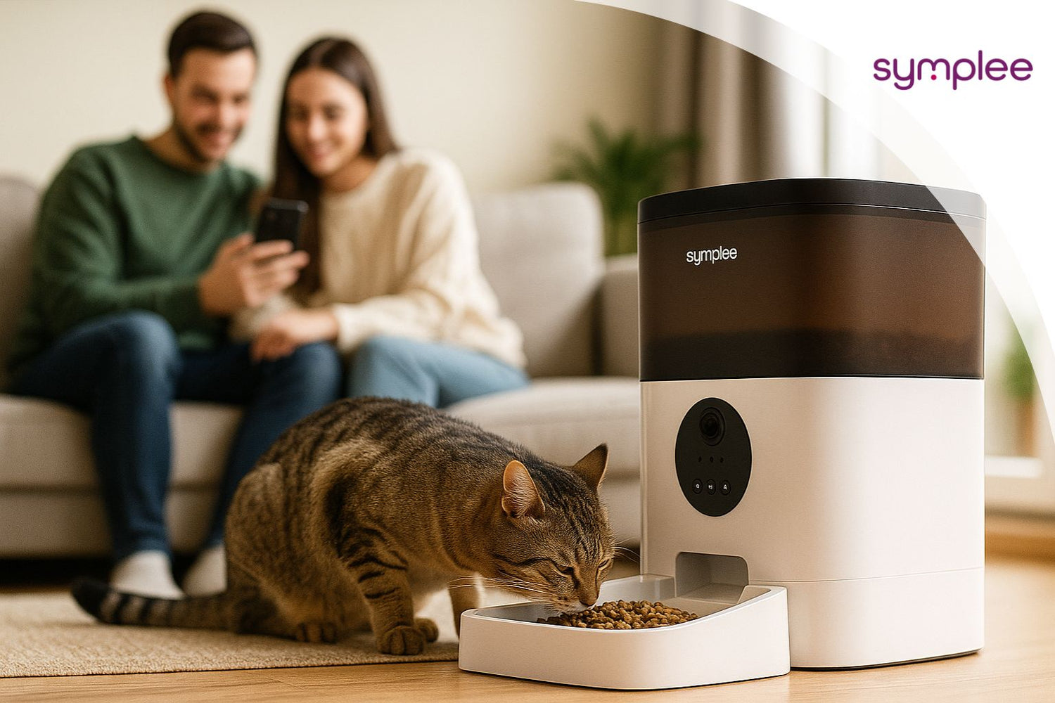 SYMPLEE DU4L-V smart automatický dávkovač krmiva s kamerou