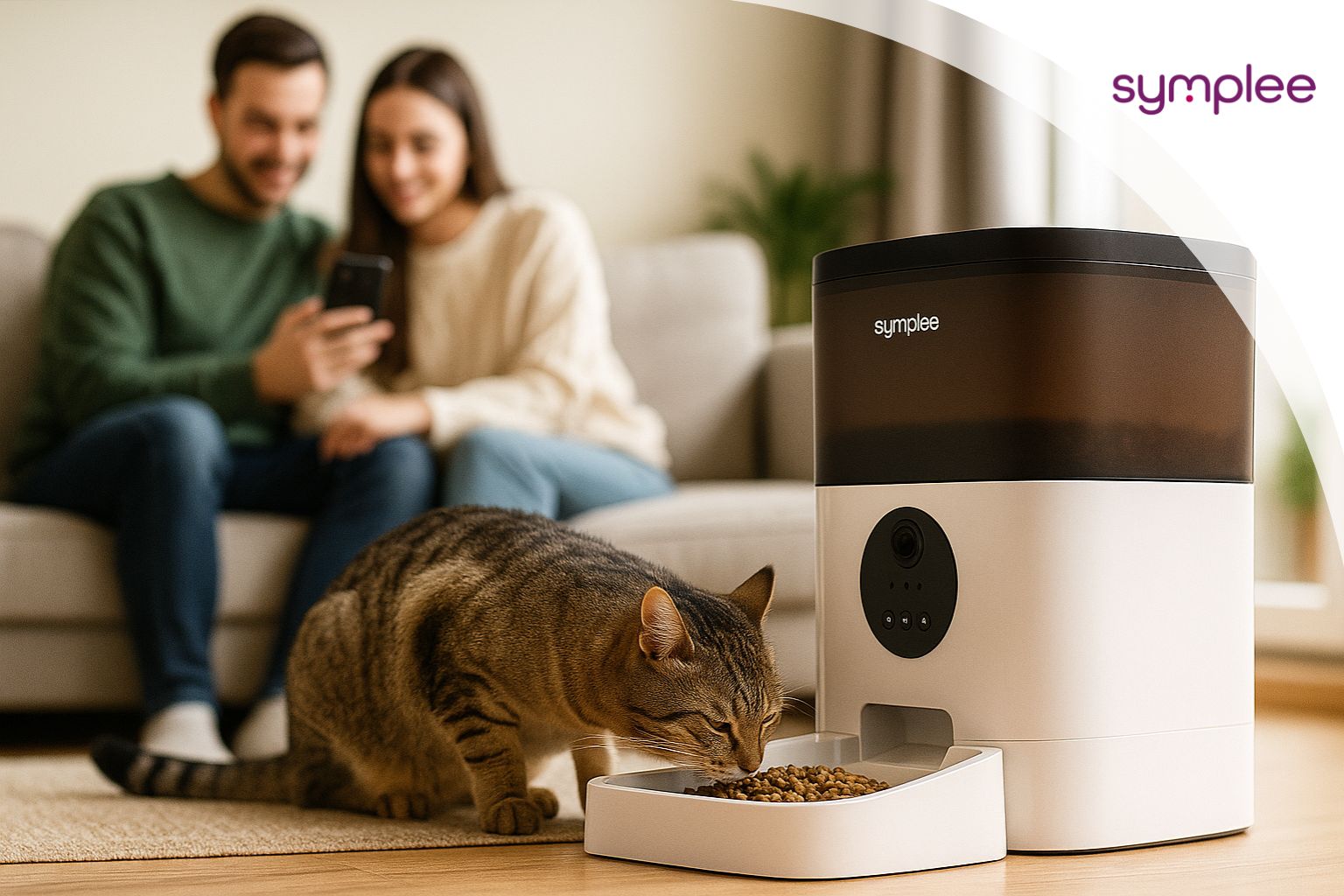 SYMPLEE DU4L-V smart automatický dávkovač krmiva s kamerou