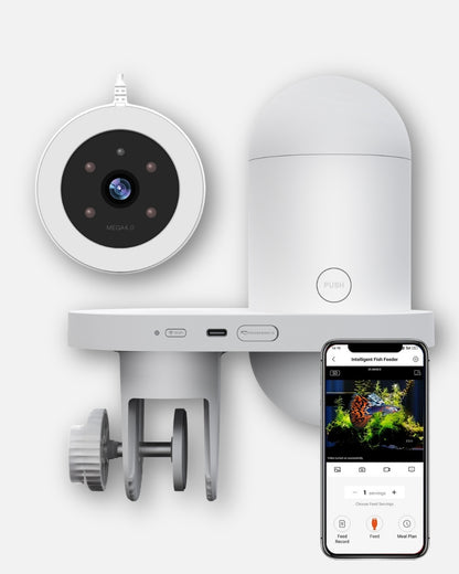 SYMPLEE Smart automatické krmítko pro rybičky s HD kamerou a WiFi