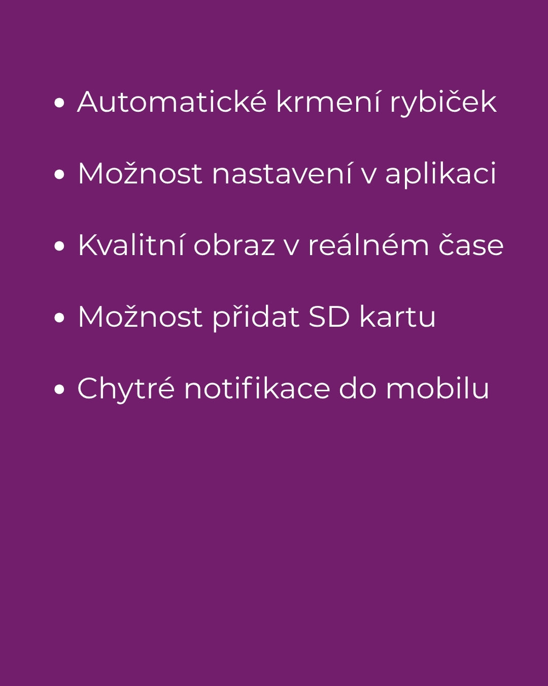 SYMPLEE Smart automatické krmítko pro rybičky s HD kamerou a WiFi