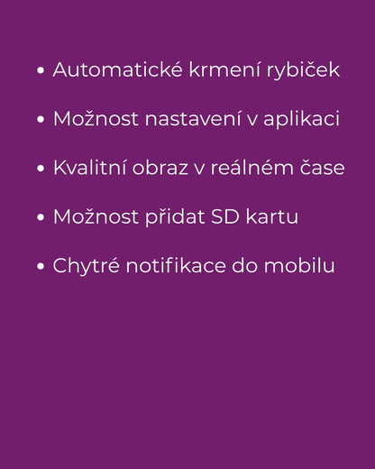 SYMPLEE Smart automatické krmítko pro rybičky s HD kamerou a WiFi