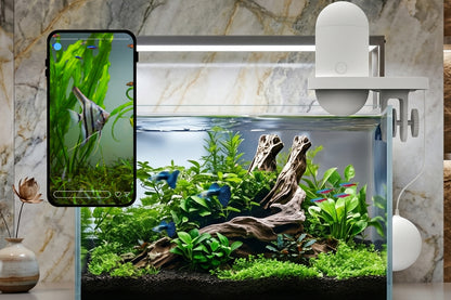 SYMPLEE Smart automatické krmítko pro rybičky s HD kamerou a WiFi
