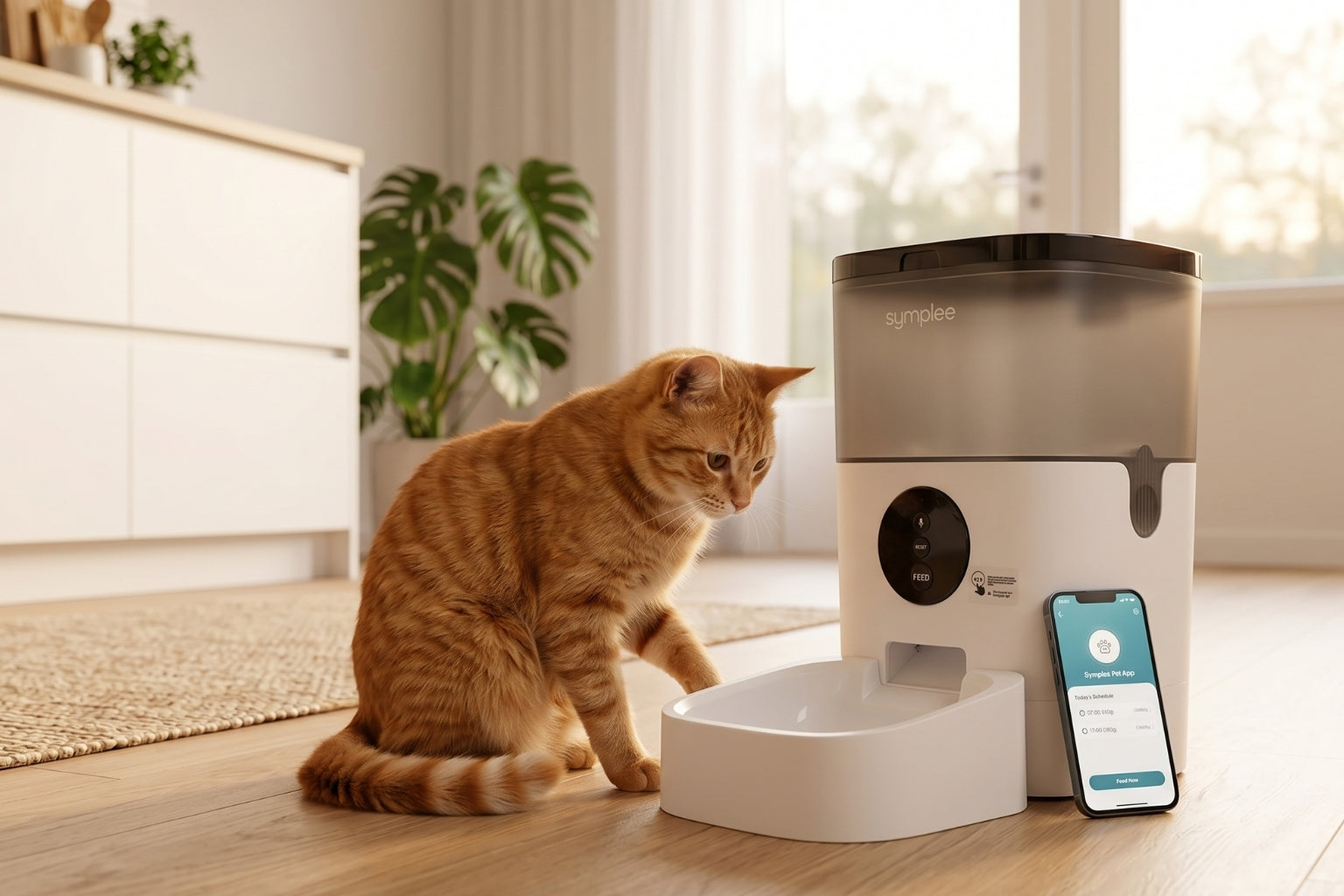 SYMPLEE DU4L-W smart automatický dávkovač krmiva s WiFi